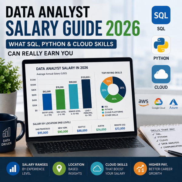 Data Analyst Salary Guide 2026: What SQL, Python & Cloud Skills Can Really Earn You