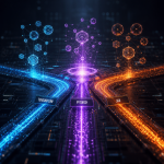 Side-by-side comparison diagram of LangChain LangGraph, CrewAI, and AutoGen AI agent frameworks for Python developers and AI engineers